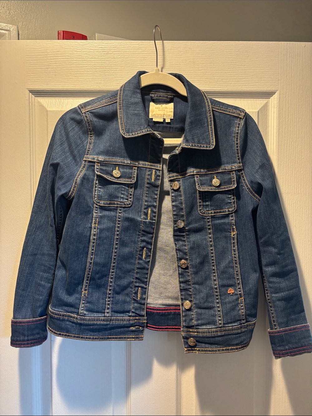 kate spade Girls' Dark Blue Denim Jacket